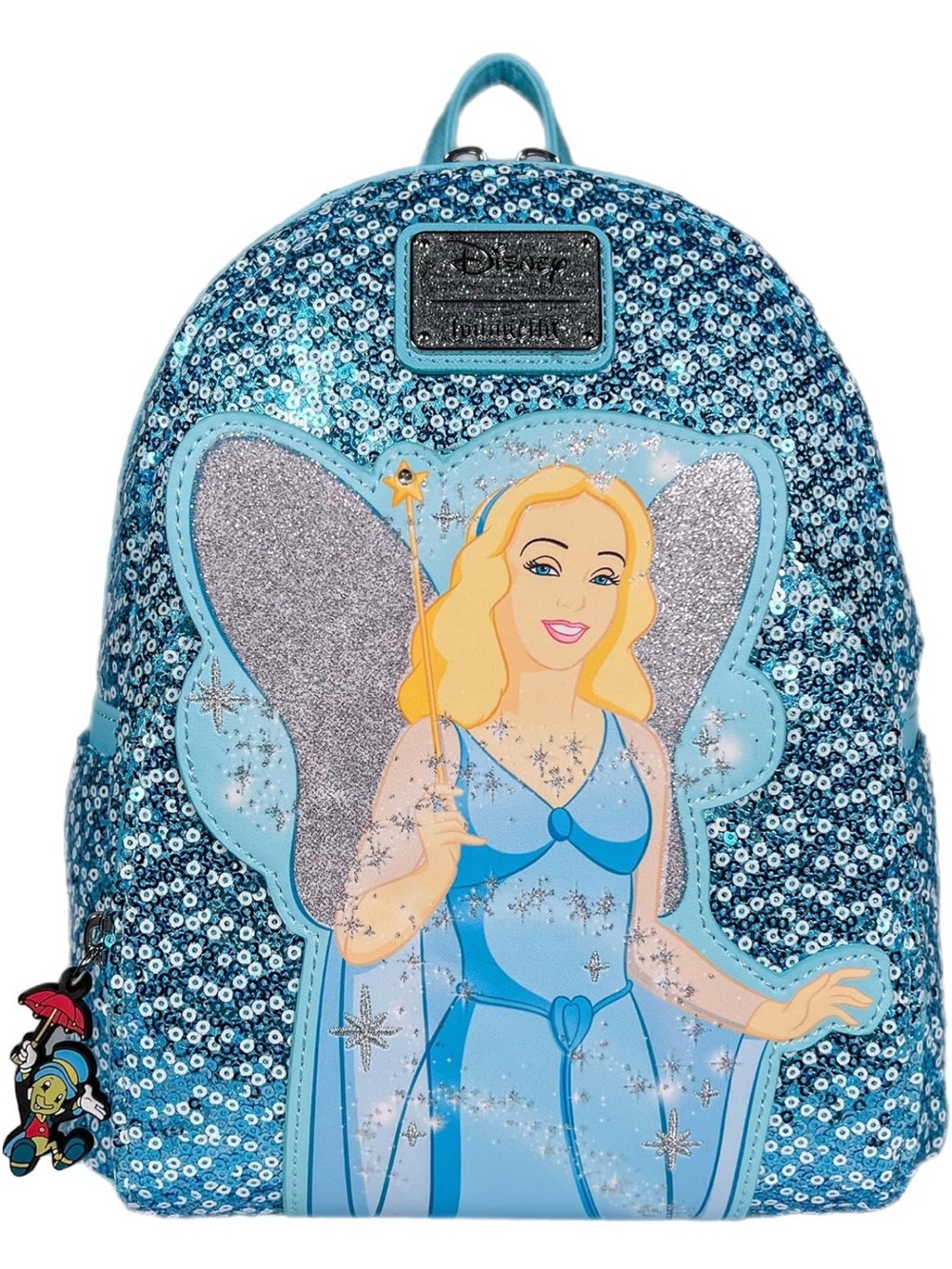 Disney Sparkling Blue Sequin Fairy Backpack
